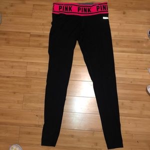 Reversible pink leggings